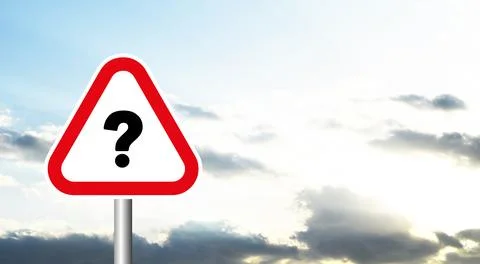 Question mark sign Stock Photos