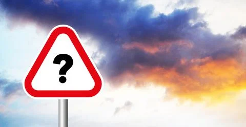 Question mark sign Stock Photos