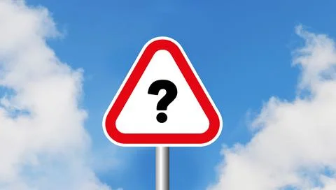 Question mark sign Stock Photos
