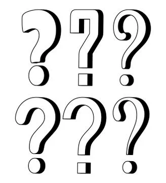 Question mark silhouette vector symbol icon design. Stock Illustration