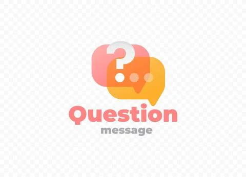 Question mark in speech bubble vector design Illustrazione stock
