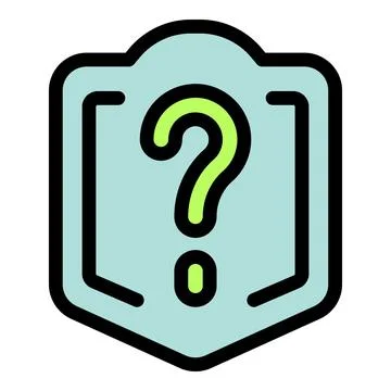 Question mark symbol displaying confusion and uncertainty Ilustração Stock