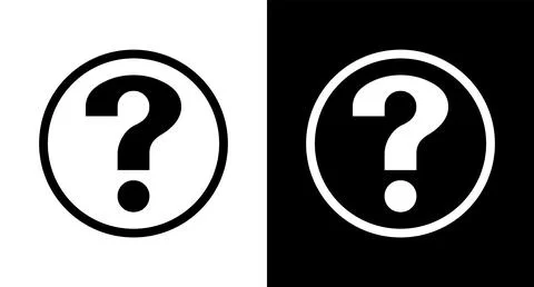 Question Mark symbol icon for web, ui, mobile apps. Question Mark icon sign  Stock Illustration