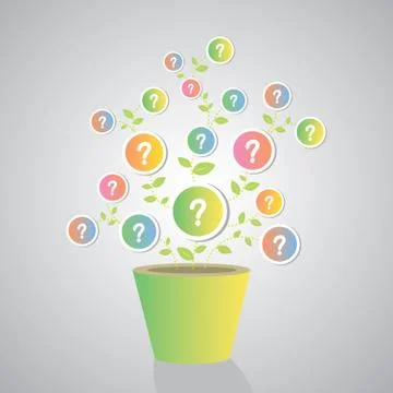 Question mark symbol Stock Illustration