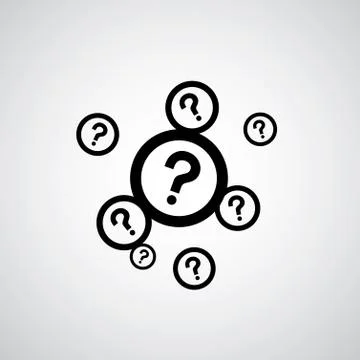 Question mark symbol Illustrazione stock
