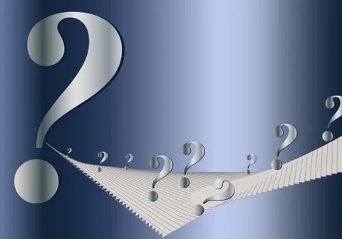 Question mark symbol Stock Illustration