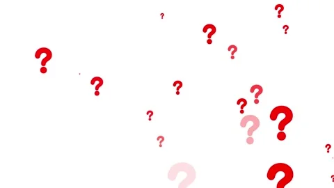 Question Mark Symbol particle camera zooming Animation. 스톡 동영상 316743611