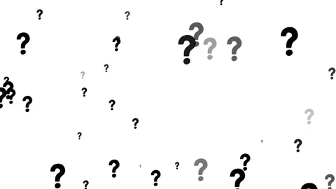 Question Mark Symbol particle camera zooming Animation. 스톡 동영상 316743629