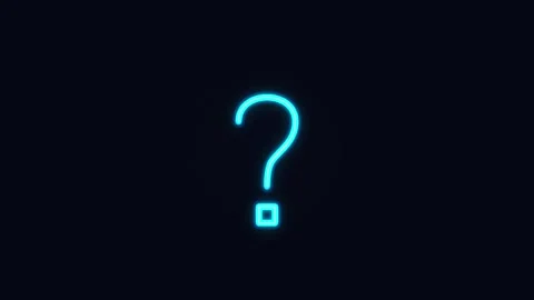 Question mark symbol with professional motion for help and inquiry concept Stock Footage 345897771