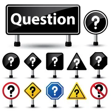 Question mark symbol sign Stock Illustration