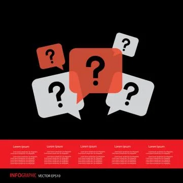 Question mark symbol sign Illustrazione stock