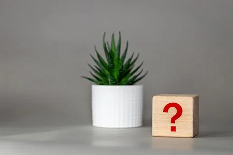 Question mark symbol. Unknown before decision, Business concept Stock Photos