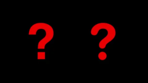 Question mark symbol wiggling animation on green screen. Question Mark Wiggle An Stock Footage 335617002