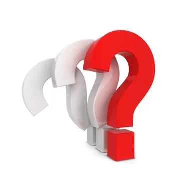 Question mark symbols Stock Illustration