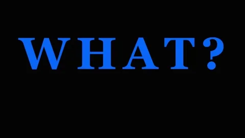 Question Mark Text Animation With Glitch Effect Gentle Zoom Out Against Dar.. Stock Footage 343408134