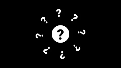 Question Mark Unknown Help Icon Stock Footage 335576319