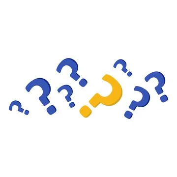 Question mark vector illustration graphic sign concept problem. FAQ creative  Stock Illustration