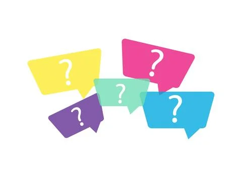 Question mark vector illustration Stock Illustration