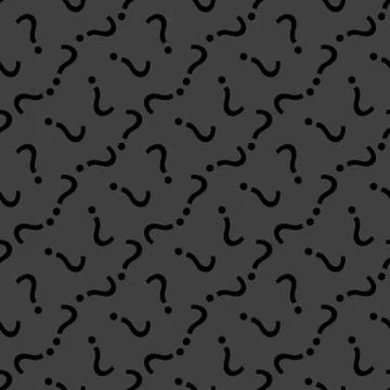 Question mark web icon. flat design. Seamless gray pattern. イラスト素材