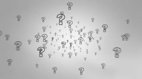 Question Mark Zoom Out of Screen Stock Footage 39914781