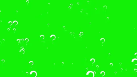 Question mark zooming animation with a transparent background Stock Footage 312354797