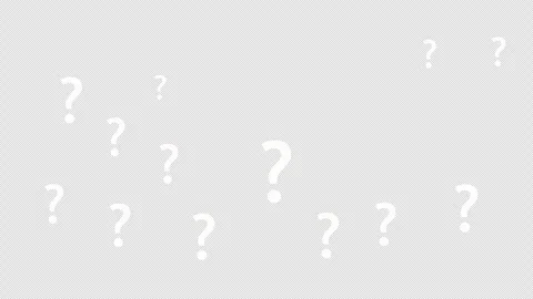Question Marks Animation With Alpha Channel. Stock Footage 240469328