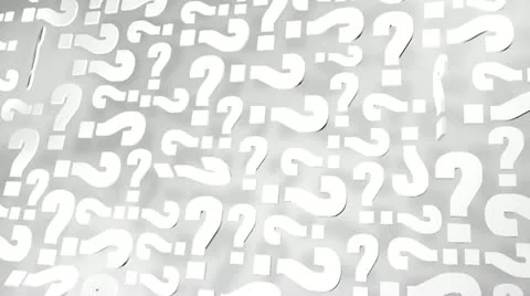 Question Marks Animation Stock Footage 12455705