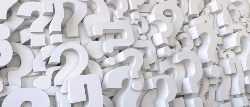 Question marks backround. FAQ, decision and confusion concept. Question ma... Stock Photos