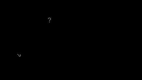 Question marks on black background appearing randomly with random rotation Stock Footage 303086645