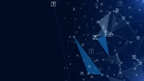 Question Marks With Copy Space Stock Footage 167353653