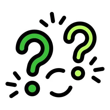 Question marks exploding with ideas and solutions Stock Illustration