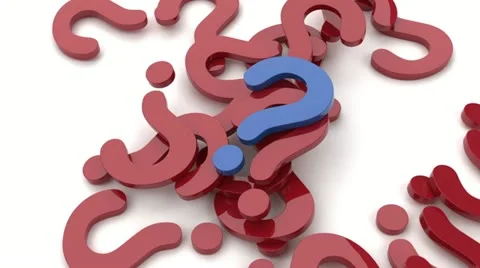 Question Marks 스톡 동영상 21956570