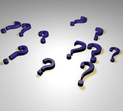 Question marks Stock Illustration