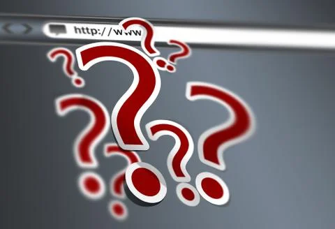 Question marks Stock Illustration