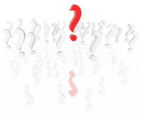Question marks Stock Illustration