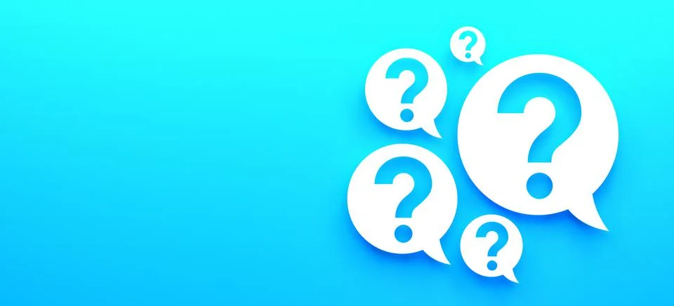 Question marks Stock Illustration