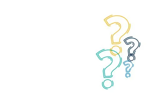 Question Marks Stock Illustration