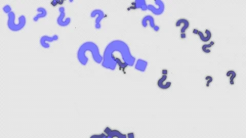 Question Marks Moving And Filling A Black Background Stock Footage 278406332