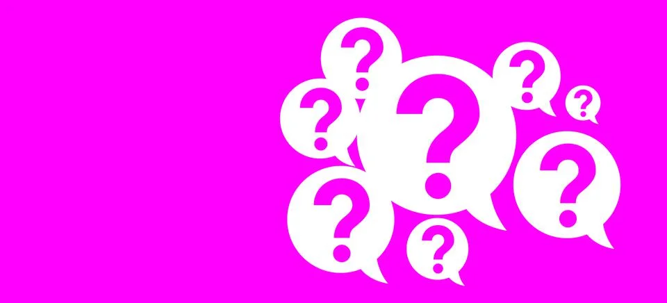Question marks Stock Photos