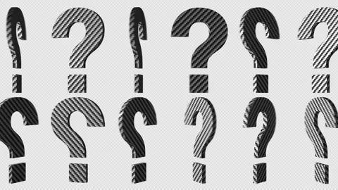 Question Marks Rotating On Black Backgro... | Stock Video | Pond5