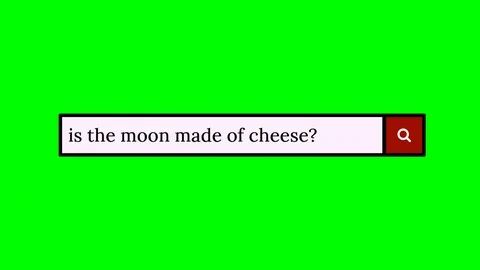 Question is the moon made of cheese Vídeo Stock 93582512