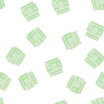 Question online ask glyph seamless pattern イラスト素材