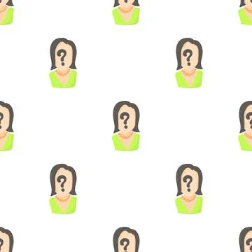 Question pattern seamless vector Stockillustratie