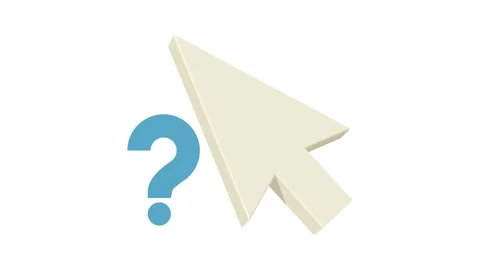 Question pointer icon animation 動画素材 168928391