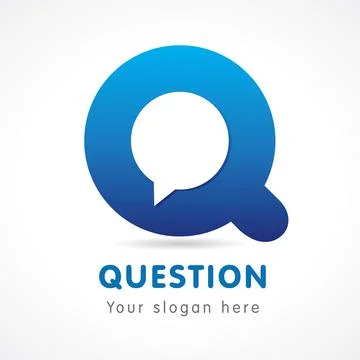 Question Q logo Stock Illustration