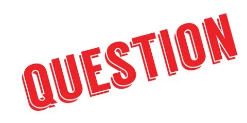 Question rubber stamp Stock Illustration