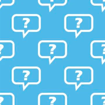 Question seamless pattern イラスト素材