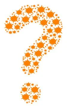 Question Shape of Bang Icons 스톡 일러스트