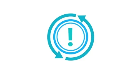 Question sign icon, on circle pointer animation background Video stock 258217895