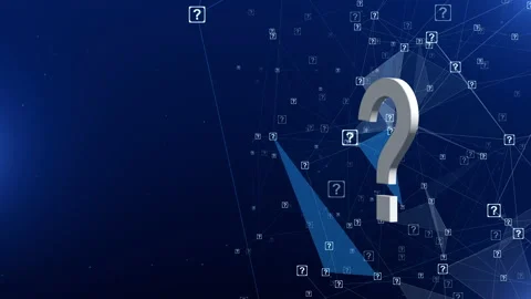 Question Sign Loop Stock Footage 167353757